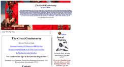 Desktop Screenshot of greatcontroversy.net