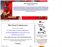 Tablet Screenshot of greatcontroversy.net